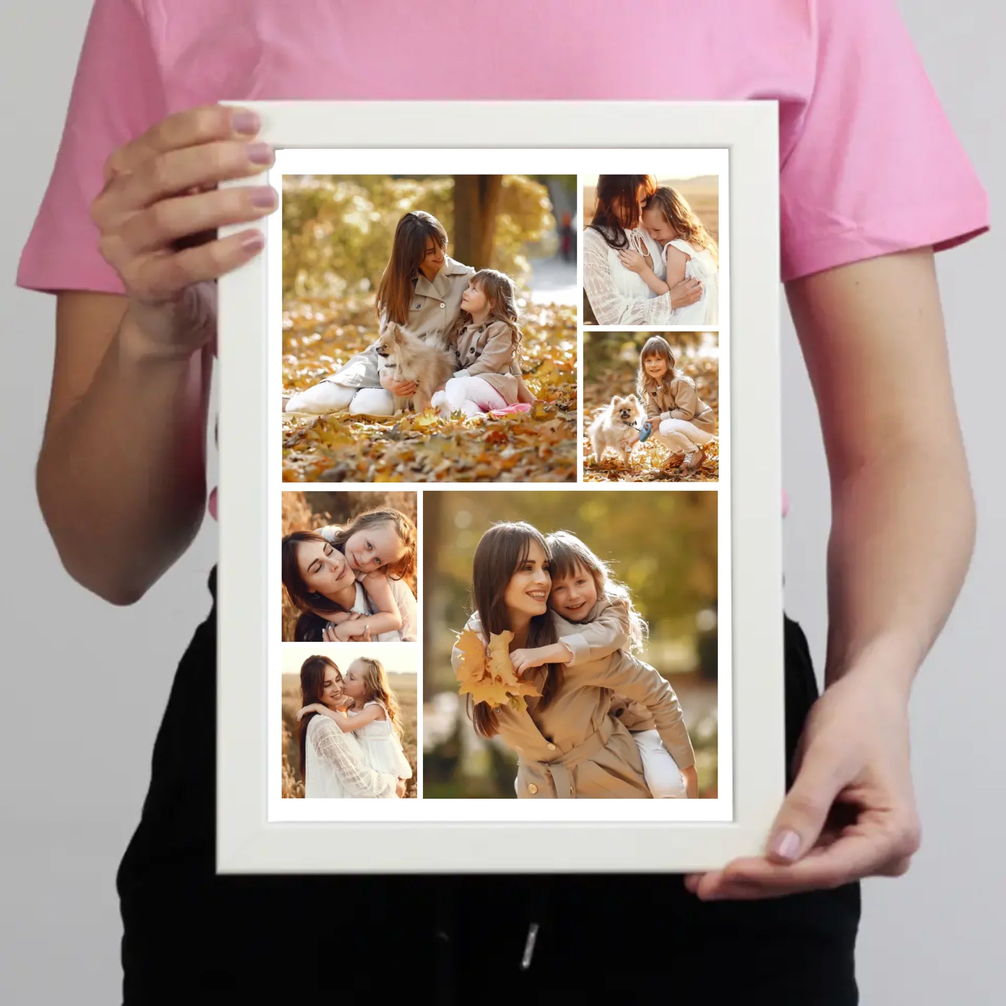 Fotókollázs falikép anyáknak