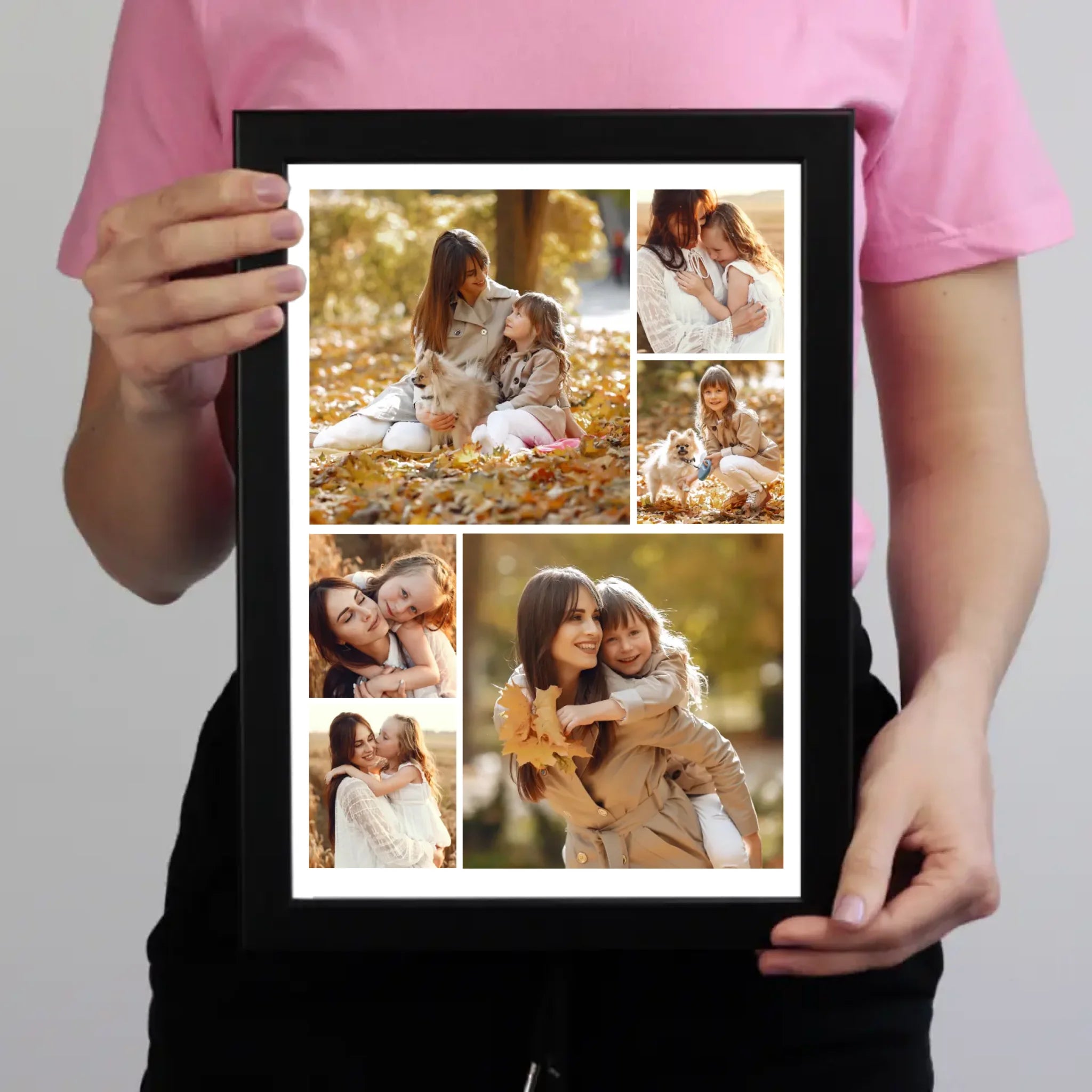 Fotókollázs falikép anyáknak