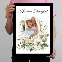 Egyedi képes falikép - Esküvői köszönőajándék egyedi képpel Anyukáknak