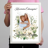 Egyedi képes falikép - Esküvői köszönőajándék egyedi képpel Anyukáknak