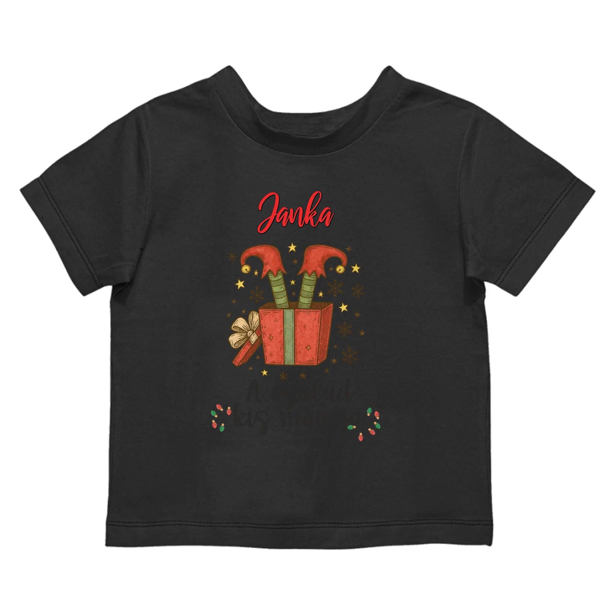 A család kis manója gyerek póló karácsonyra