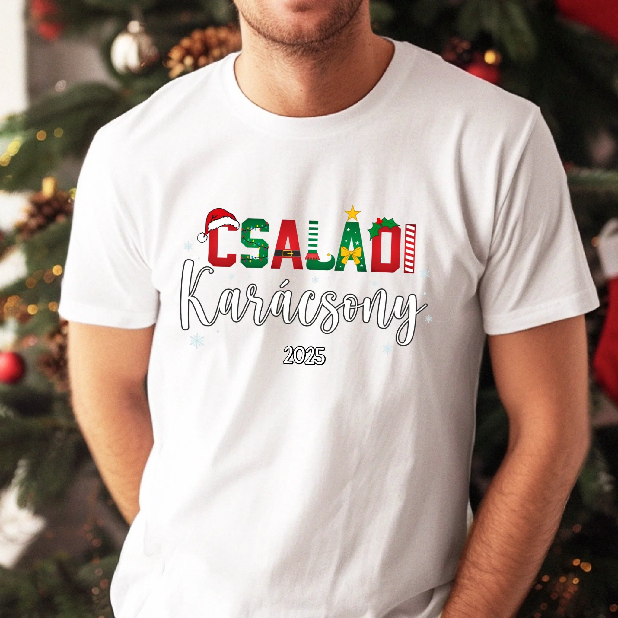 Családi Karácsony férfi póló