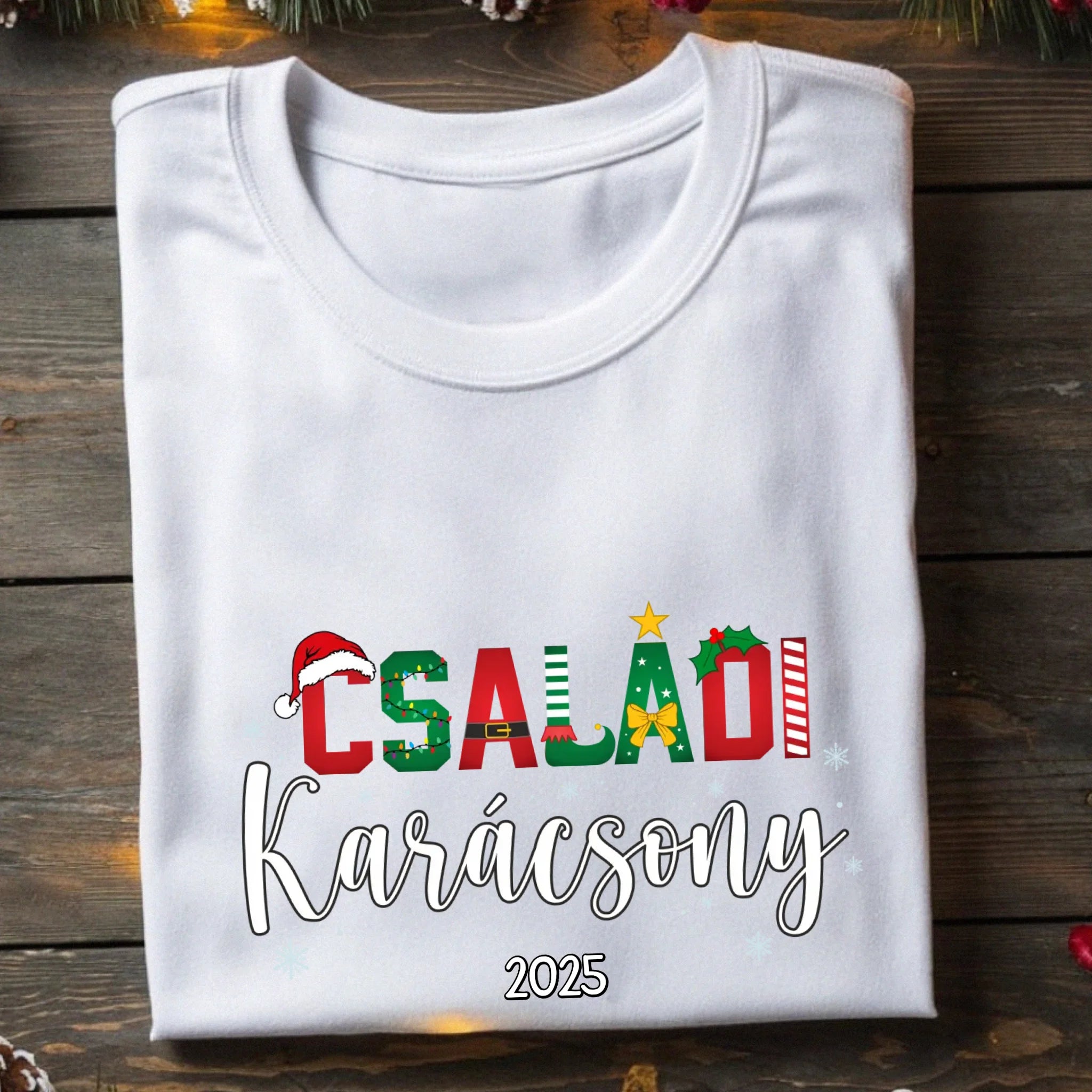 Családi Karácsony férfi póló