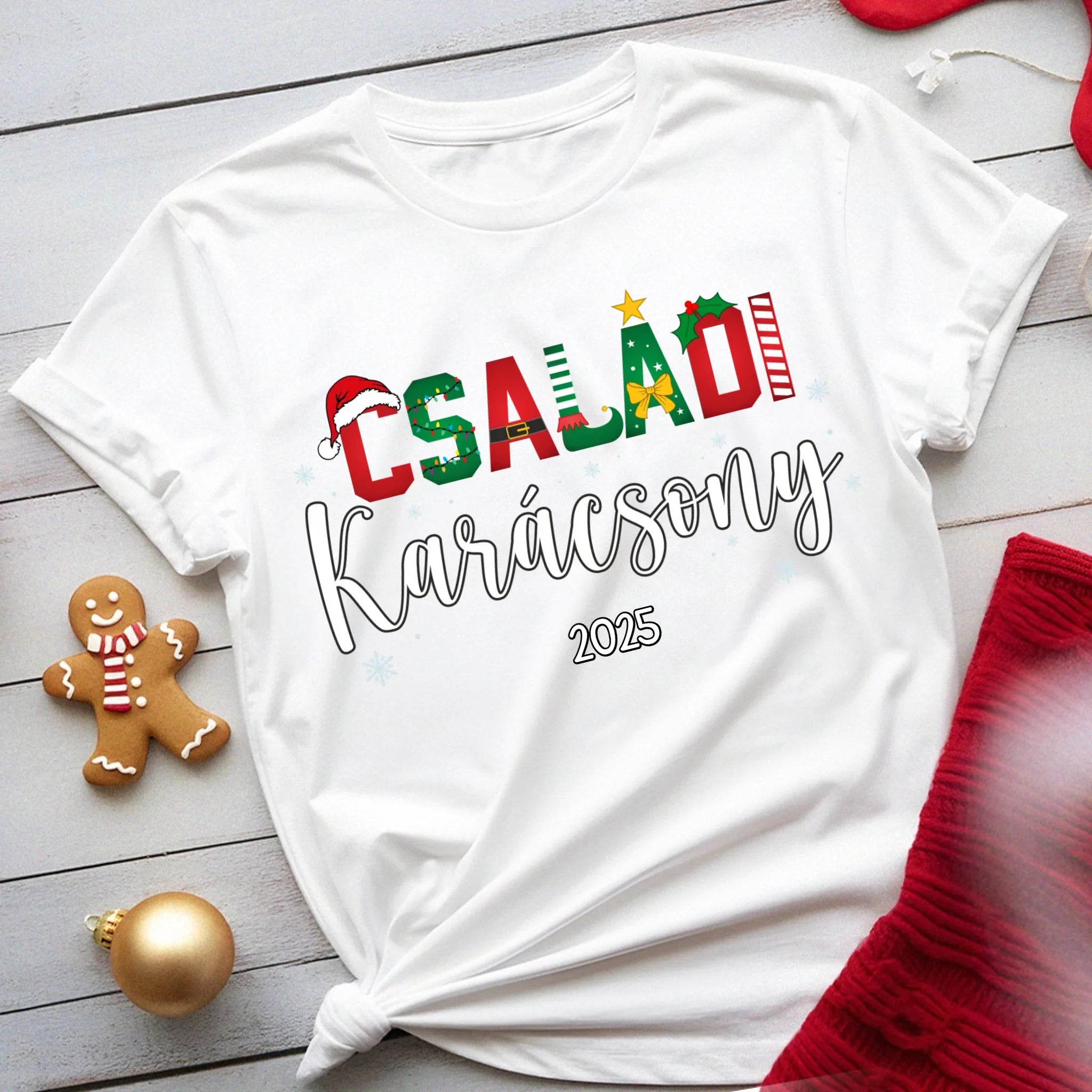 Családi Karácsony női póló