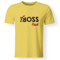 Egyedi férfi póló - The boss karácsonyi póló férfiaknak