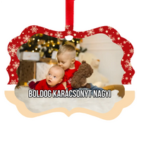 Egyedi fényképes hossz karidísz keretben