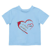 Szíves feliratos gyerek póló karácsonyra