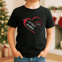 Szíves feliratos gyerek póló karácsonyra