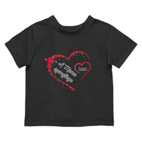 Szíves feliratos gyerek póló karácsonyra