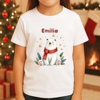 Állat mintás gyerek póló karácsonyra egyedi névvel