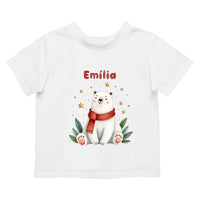 Állat mintás gyerek póló karácsonyra egyedi névvel