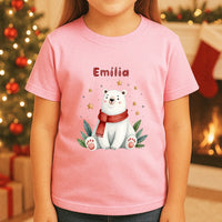 Állat mintás gyerek póló karácsonyra egyedi névvel