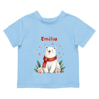 Állat mintás gyerek póló karácsonyra egyedi névvel