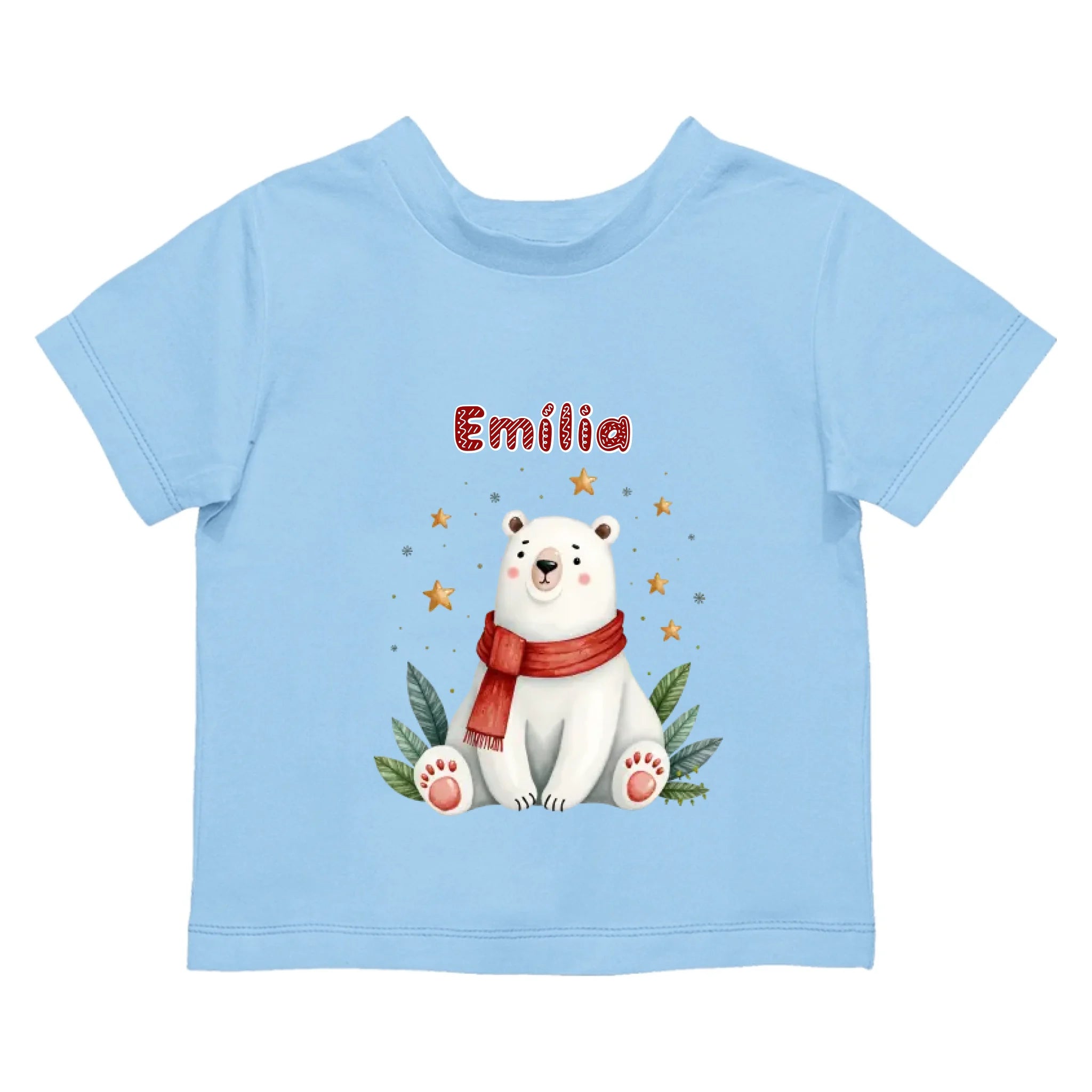 Állat mintás gyerek póló karácsonyra egyedi névvel