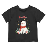 Állat mintás gyerek póló karácsonyra egyedi névvel