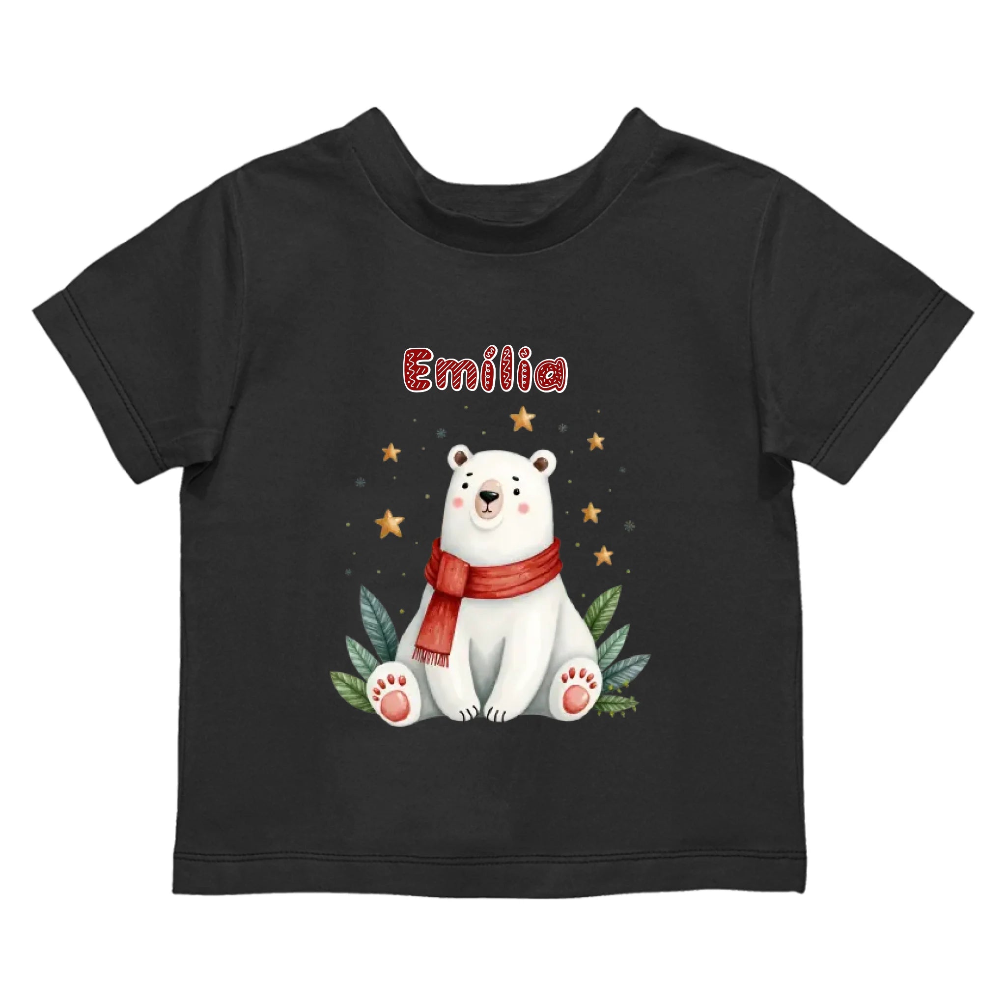 Állat mintás gyerek póló karácsonyra egyedi névvel