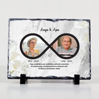 Örökké a szívünkben éltek megemlékezős gránitlap