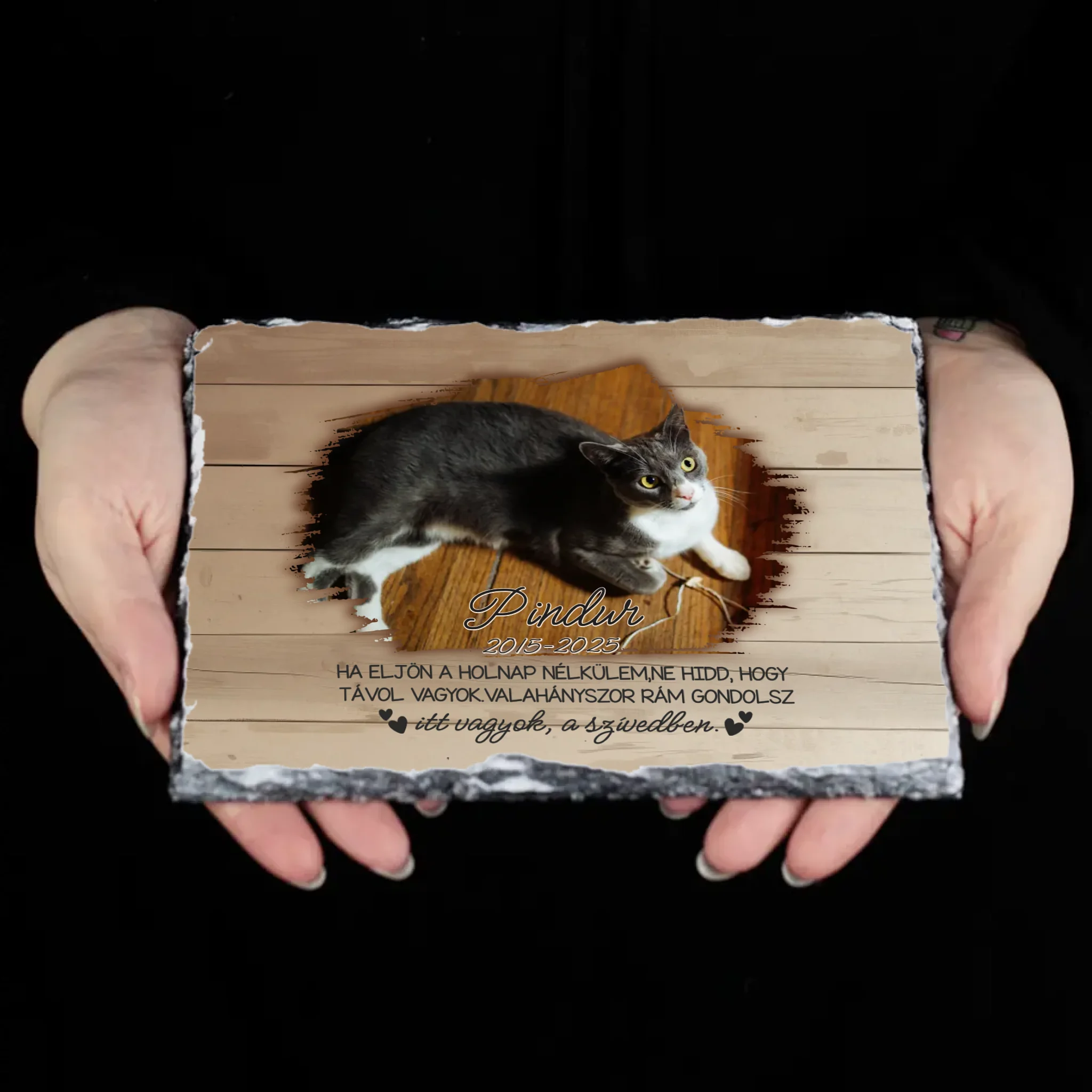 Gránit emlékkép kedvenced fotójával – ha eljön a holnap