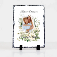 Egyedi képes gránitkép - Esküvői köszönőajándék egyedi képpel Anyukáknak