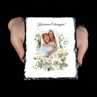 Egyedi képes gránitkép - Esküvői köszönőajándék egyedi képpel Anyukáknak