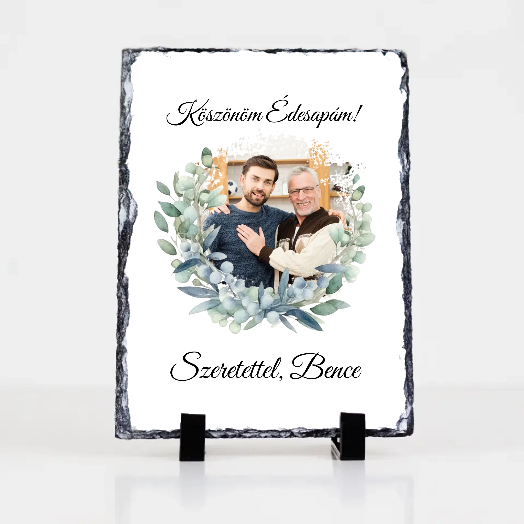 Egyedi képes gránitkép - Esküvői köszönőajándék egyedi képpel Anyukáknak