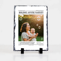 Boldog Anyák Napját - egyedi képes gránitlap Anyáknak