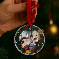 Legjobb Barátnők és Munkatársak üvegdísz - egyedi karácsonyi ajándék munkatársaknak