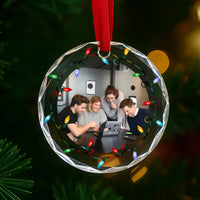 Legjobb Barátnők és Munkatársak üvegdísz - egyedi karácsonyi ajándék munkatársaknak