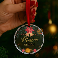 Legjobb Barátnők és Munkatársak üvegdísz - egyedi karácsonyi ajándék munkatársaknak