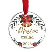 Legjobb Barátnők és Munkatársak üvegdísz - egyedi karácsonyi ajándék munkatársaknak