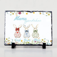 A mama ajándékai - Egyedi húsvéti ajándék gránitlap nagymamáknak nyuszis mintával