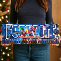 Fortnite adventi kalendárium gyerekeknek saját névvel