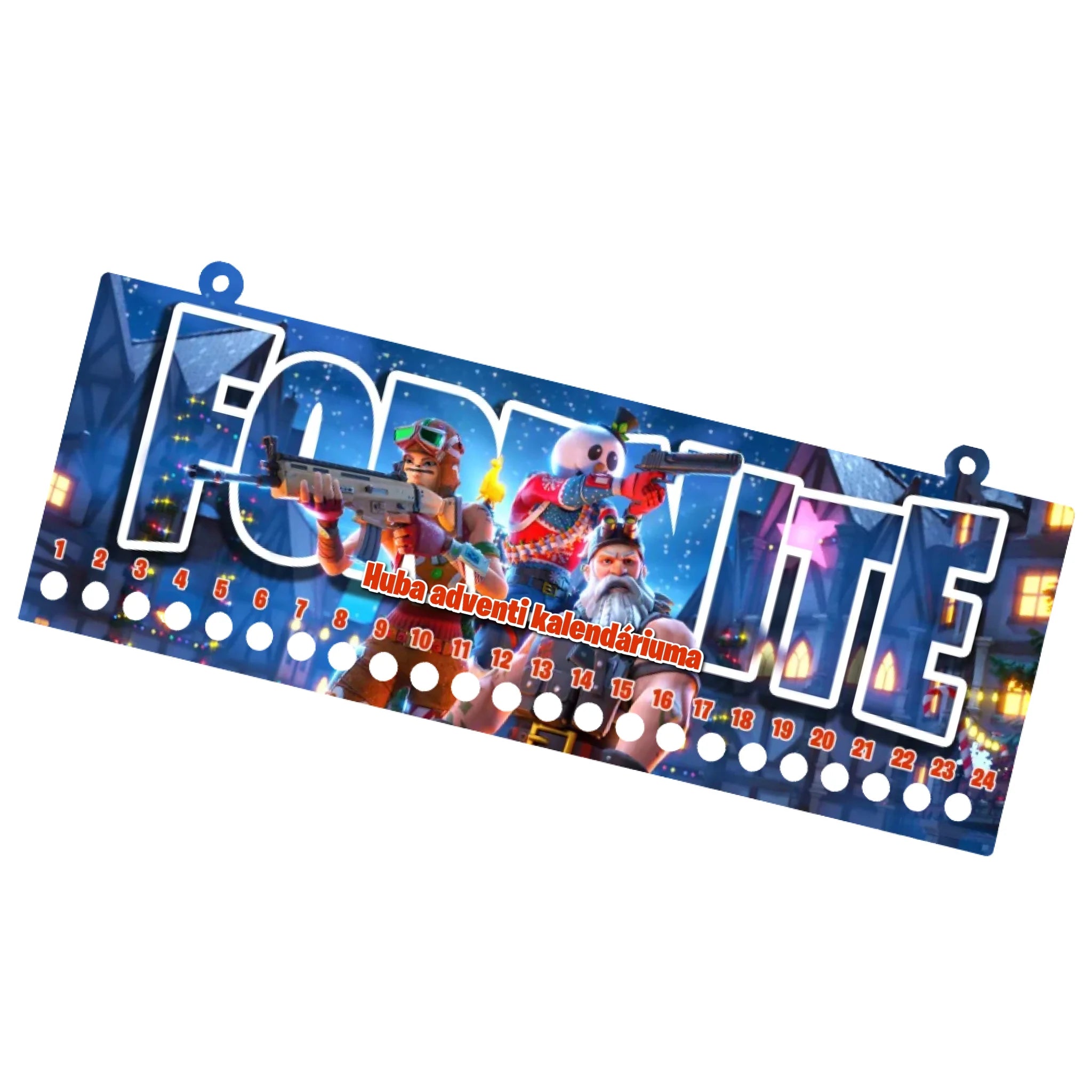 Fortnite adventi kalendárium gyerekeknek saját névvel