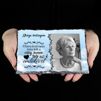 Megemlékezős gránitlap egyedi fotóval