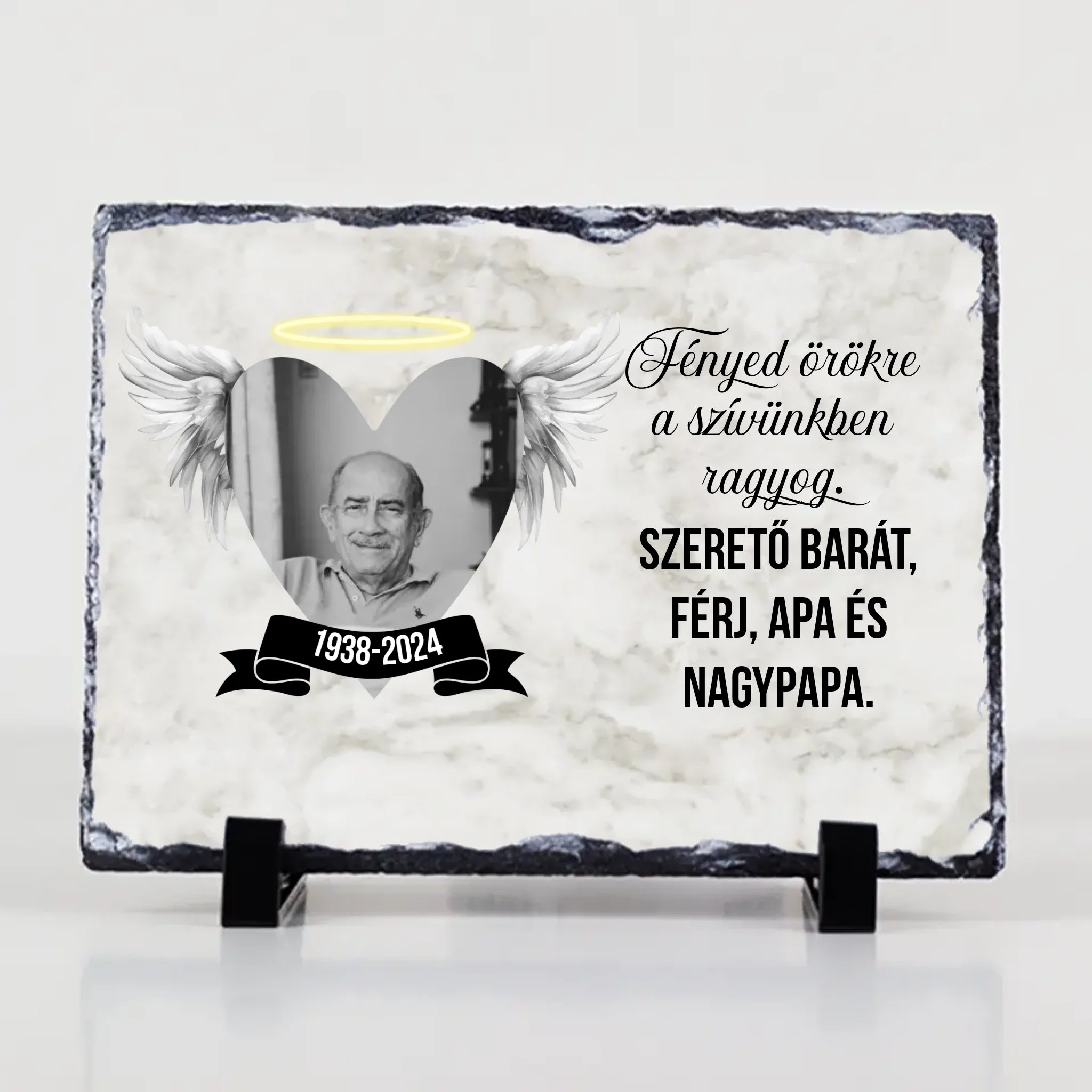 Fényed örökre ragyog gránitlap