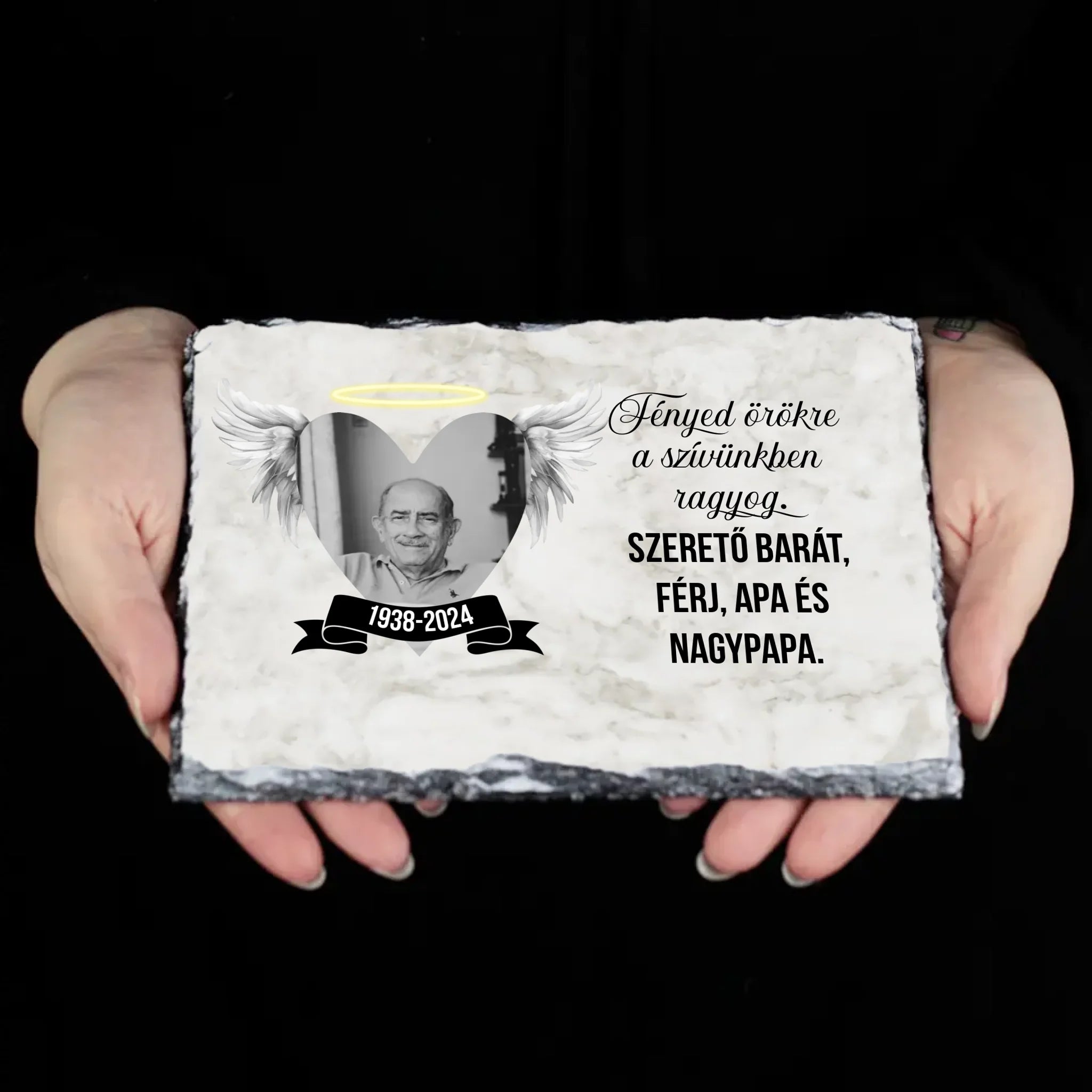 Fényed örökre ragyog gránitlap