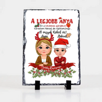 A tökéletes karácsonyi ajándékot kerestem gránitlap Anya fia karakterrel