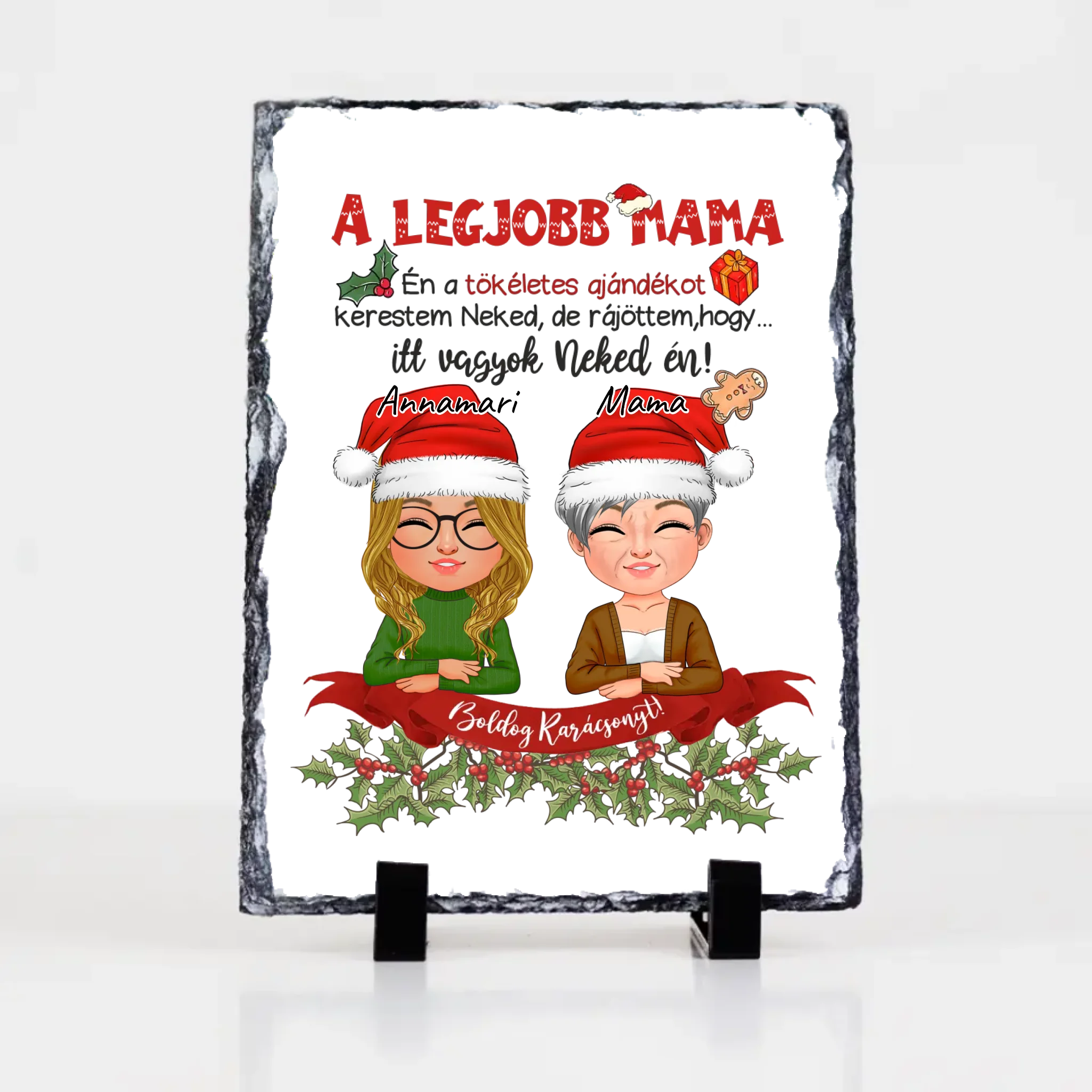 A tökéletes karácsonyi ajándékot kerestem gránitlap Mamáknak lány unokától