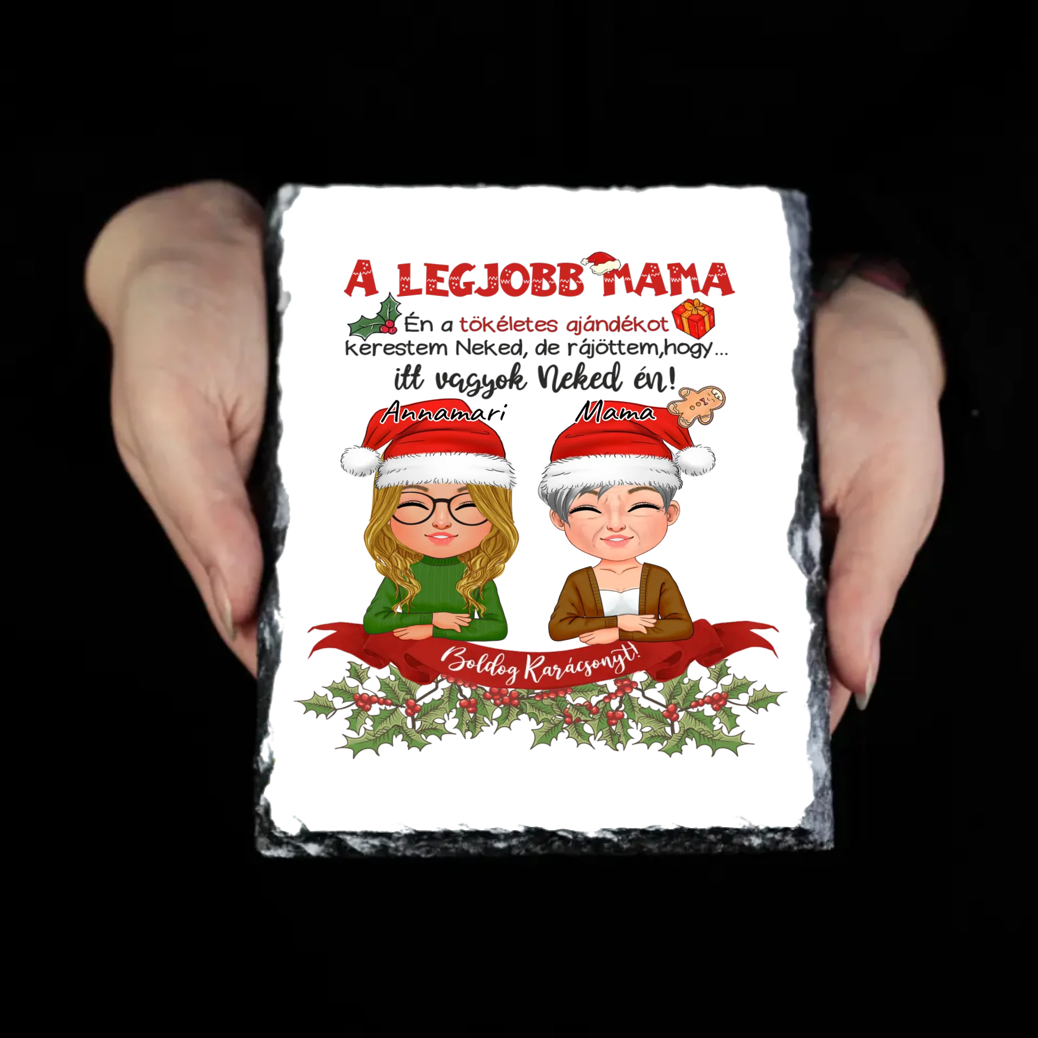 A tökéletes karácsonyi ajándékot kerestem gránitlap Mamáknak lány unokától