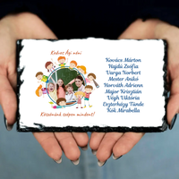 Egyedi szerkeszthető ajándék gránitlap Pedagógusoknak és Óvónőknek