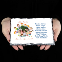 Egyedi szerkeszthető ajándék gránitlap Pedagógusoknak és Óvónőknek