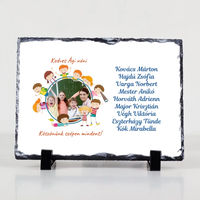 Egyedi szerkeszthető ajándék gránitlap Pedagógusoknak és Óvónőknek