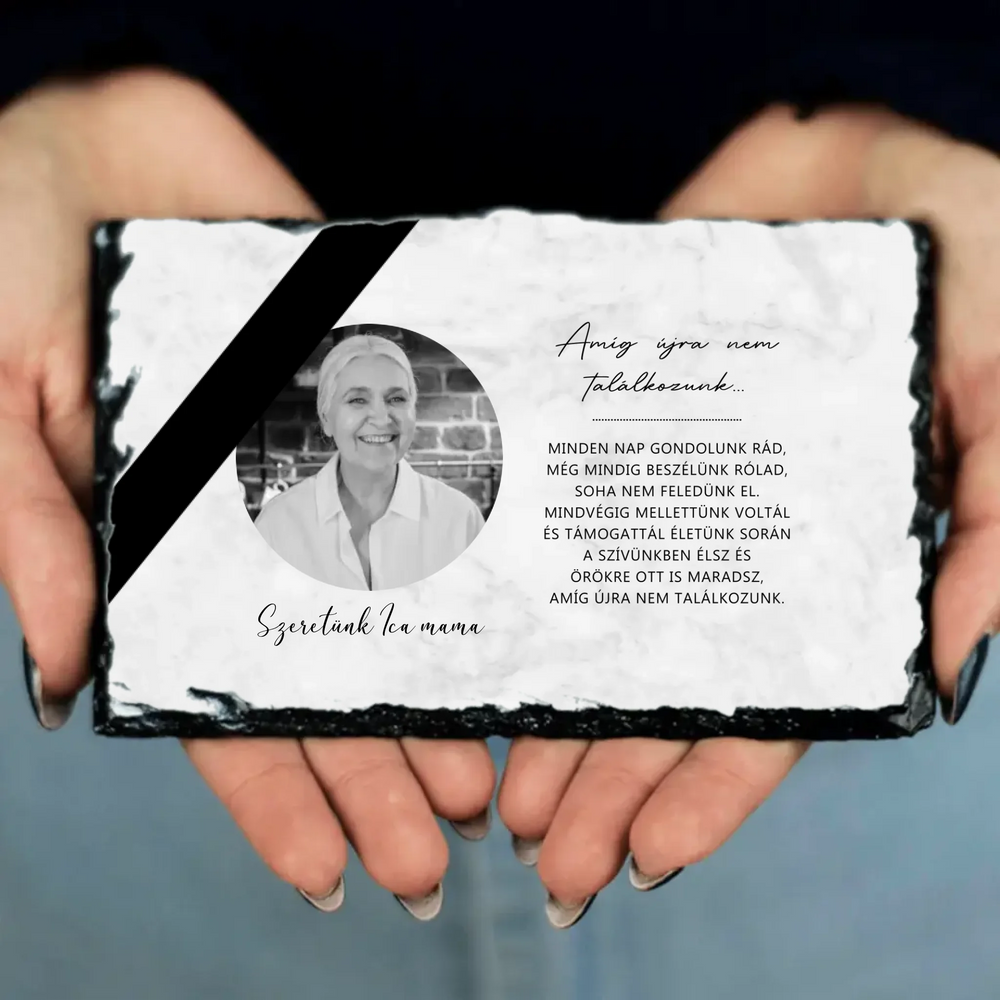 Amíg újra nem találkozunk gránitlap