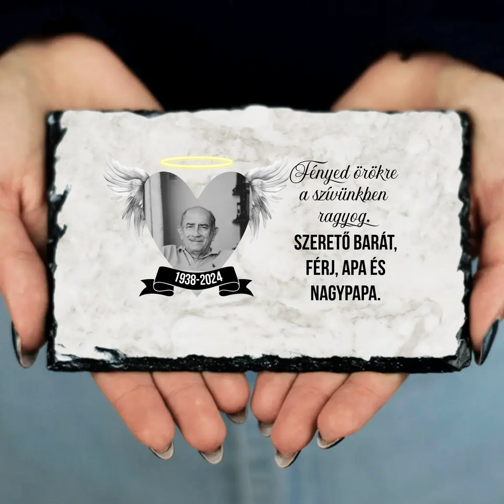 Fényed örökre ragyog gránitlap