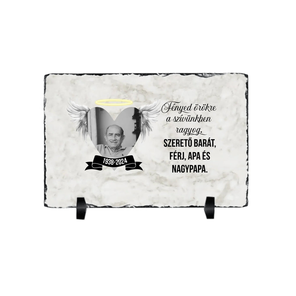 Fényed örökre ragyog gránitlap