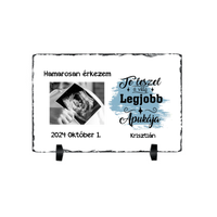 Hamarosan érkezem, ultrahang képes gránitlap leendő Apukáknak