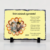 Óvodai ballagási ajándék gránitlap egyedi képpel