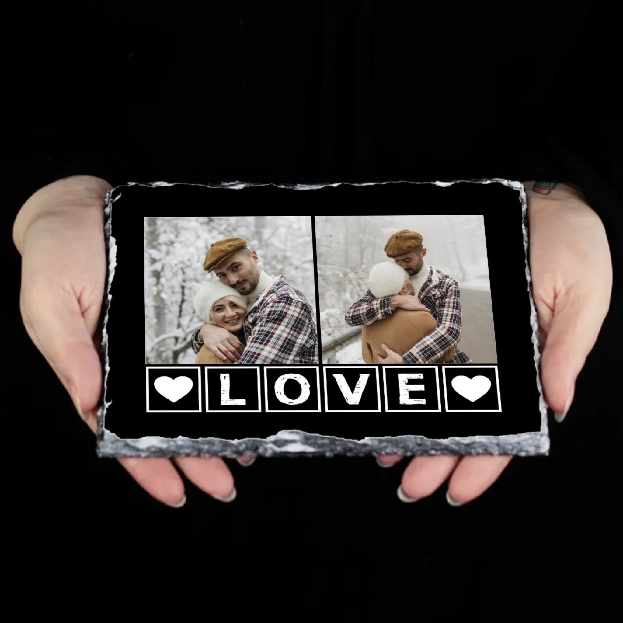 Love feliratos 4 képes gránitlap XL