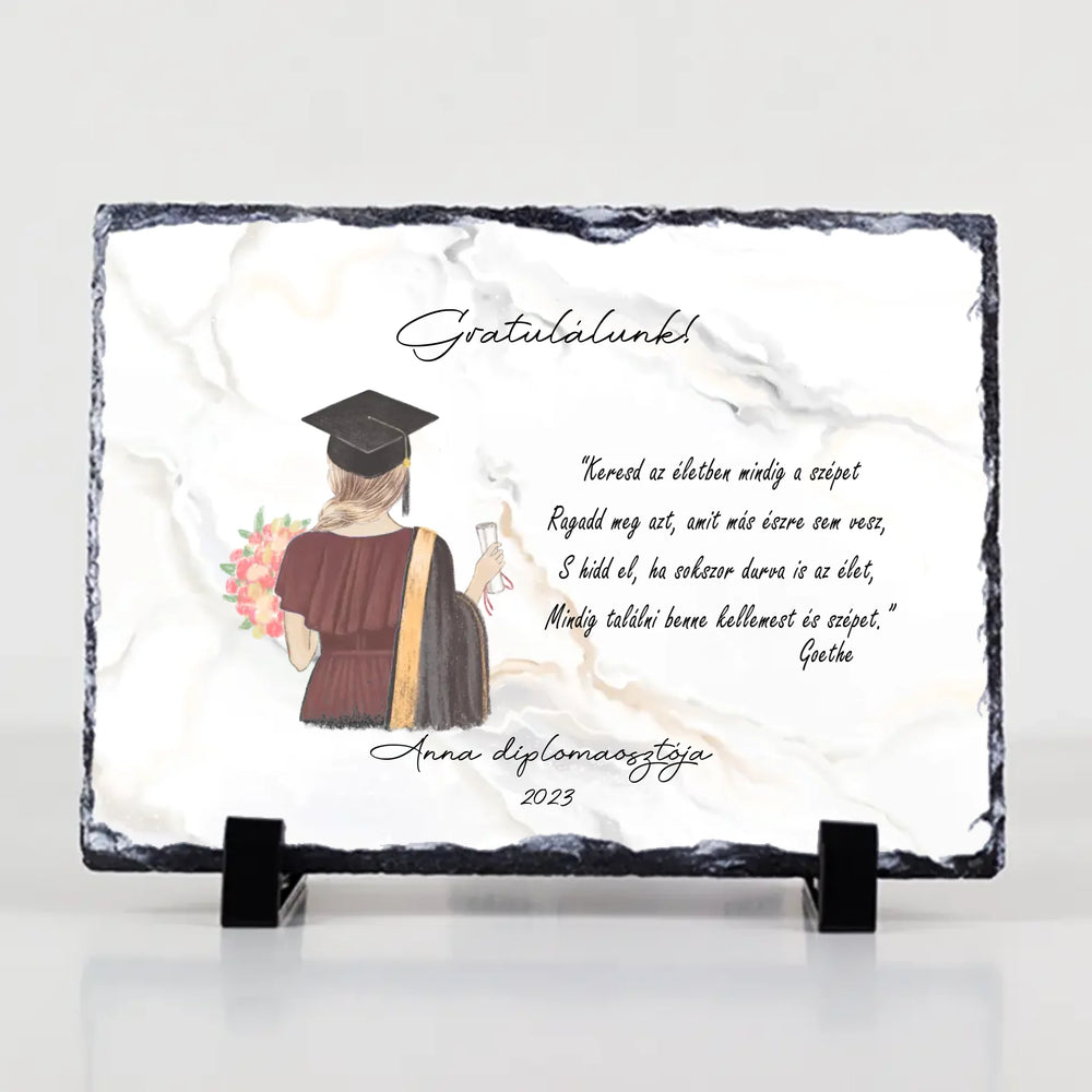 Ballagási ajándék gránitlap nőknek