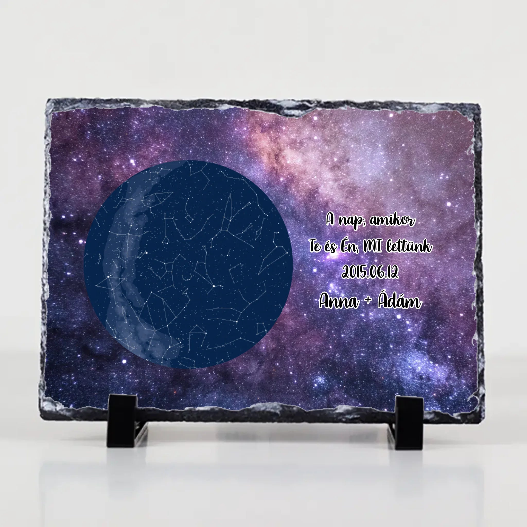 Csillagtérképes gránitlap